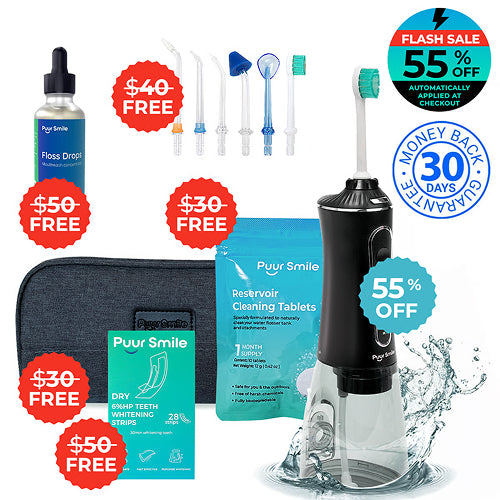 PuurSmile water flosser demonstration