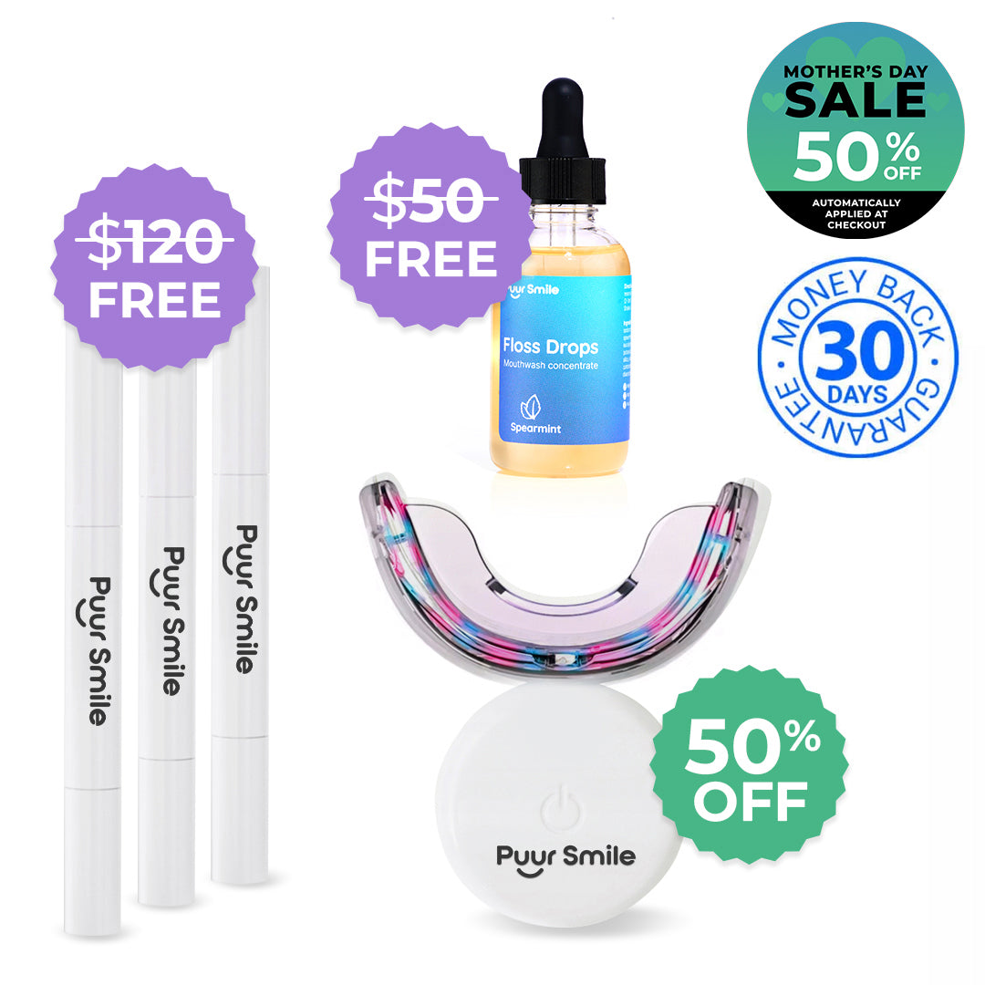 PUURSMILE TEETH WHITENING KIT - 50% OFF MOTHER'S DAY SALE