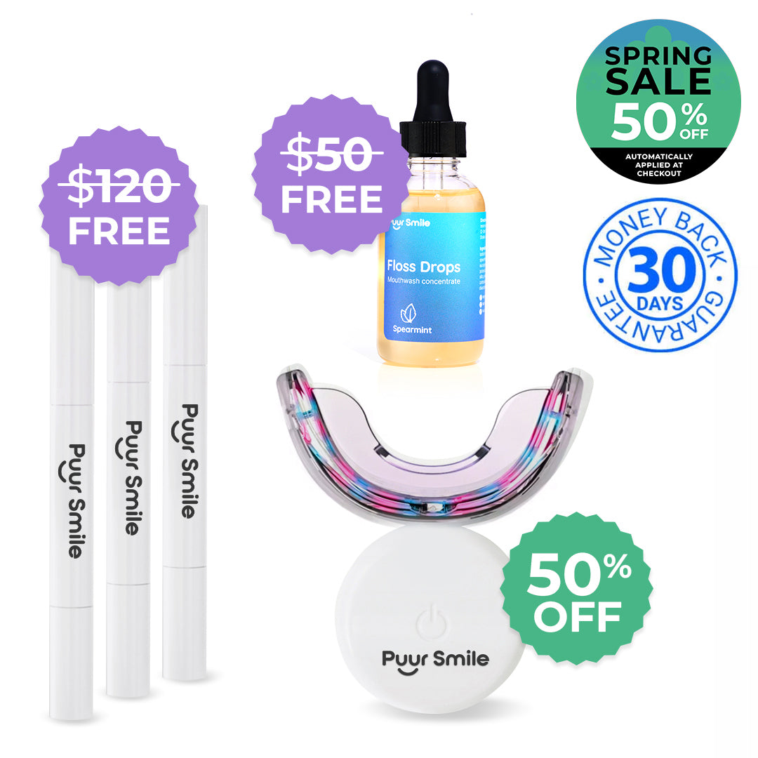 PUURSMILE TEETH WHITENING KIT - 50% OFF SPRING SALE