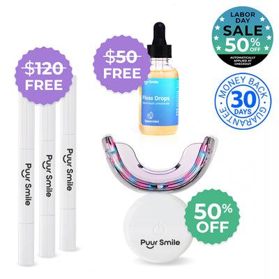 PUURSMILE TEETH WHITENING KIT - 50% OFF LABOR DAY SALE