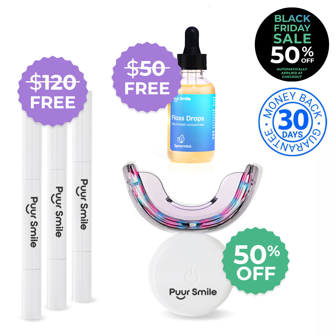PUURSMILE TEETH WHITENING KIT - 50% OFF BLACK FRIDAY SALE