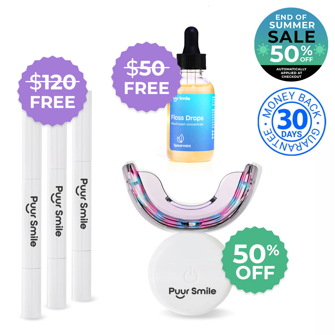 PUURSMILE TEETH WHITENING KIT - 50% OFF END OF SUMMER SALE