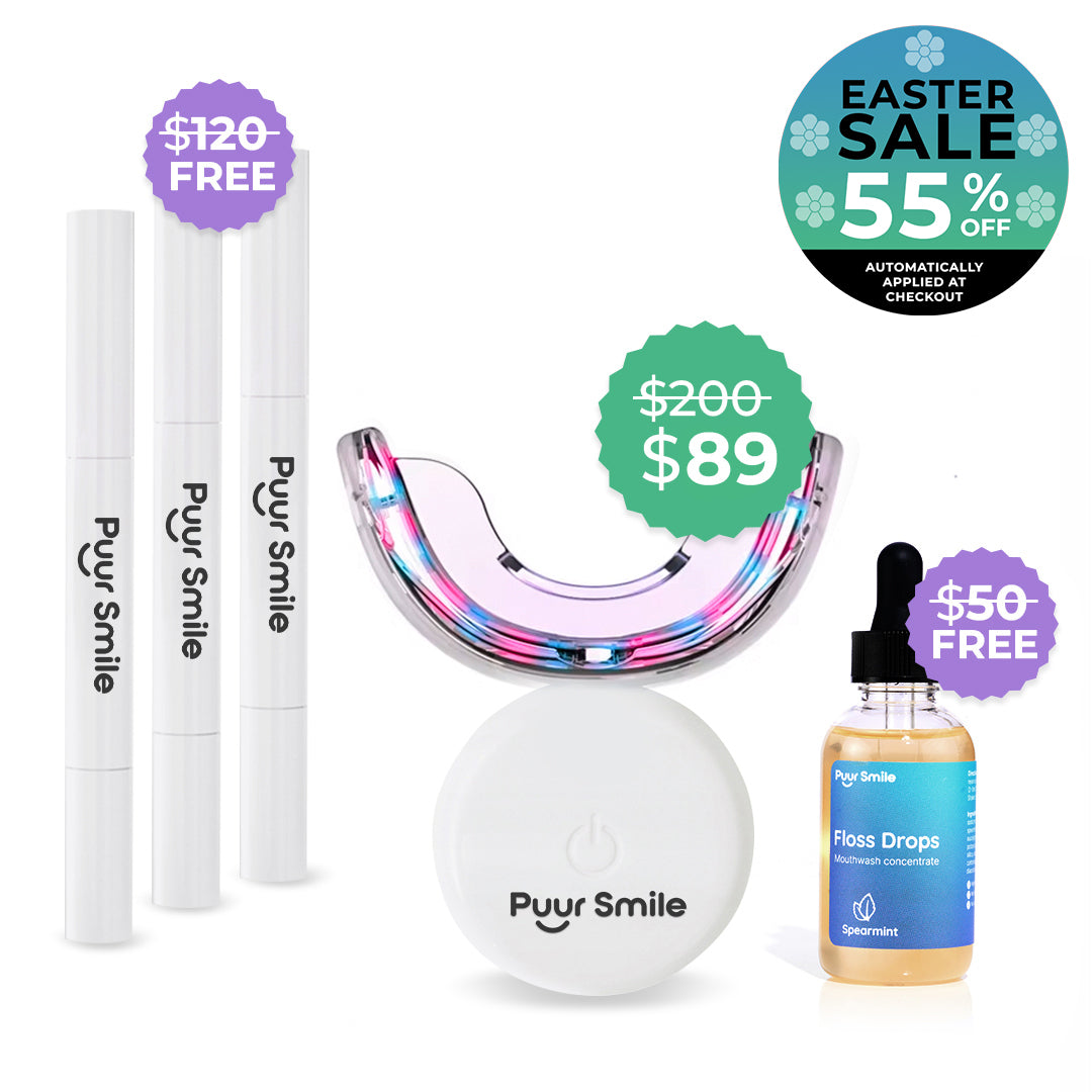 PUURSMILE TEETH WHITENING KIT - 60% OFF EASTER SALE