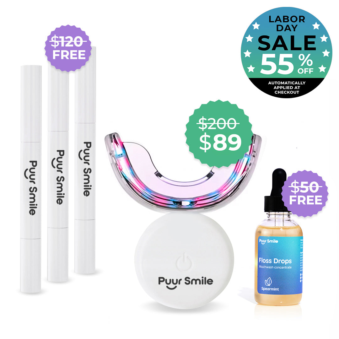 PUURSMILE TEETH WHITENING KIT - 60% OFF LABOR DAY SALE