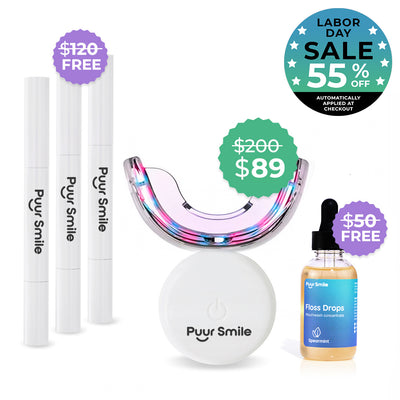 PUURSMILE TEETH WHITENING KIT - 60% OFF LABOR DAY SALE