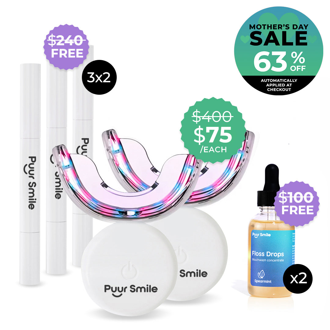 PUURSMILE TEETH WHITENING KIT - 60% OFF MOTHER'S DAY SALE