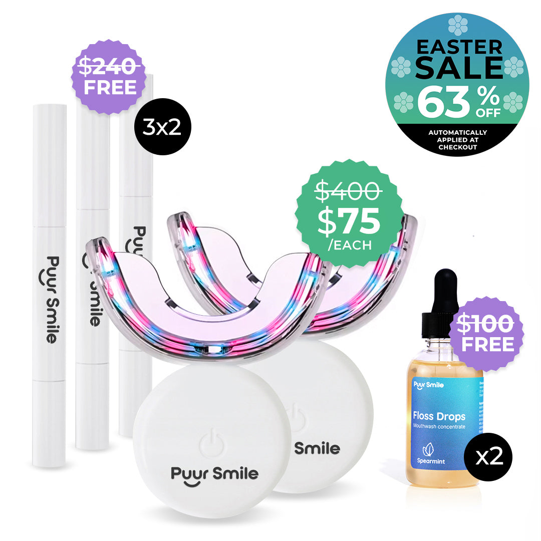 PUURSMILE TEETH WHITENING KIT - 60% OFF EASTER SALE