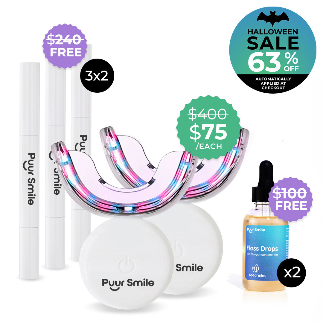 PUURSMILE TEETH WHITENING KIT - 60% OFF HALLOWEEN SALE