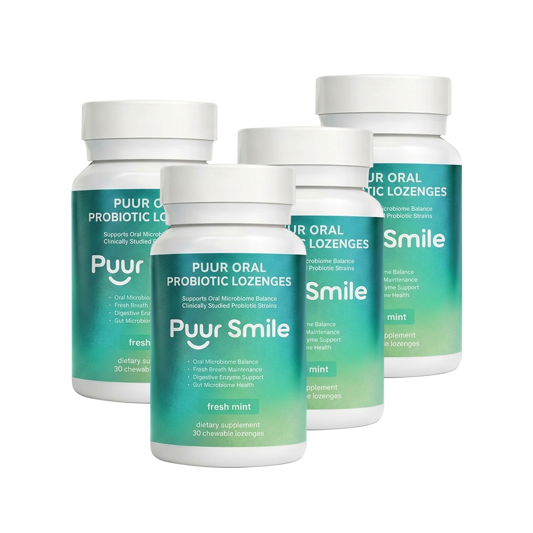 Puursmile Oral Probiotic Lozenge Melt – Restores the Good Bacteria Your Mouth Loses Every Time You Brush