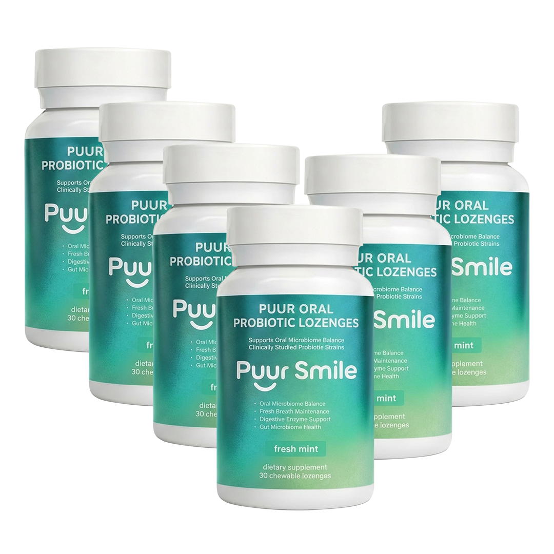 Puursmile Oral Probiotic Lozenge Melt – Restores the Good Bacteria Your Mouth Loses Every Time You Brush