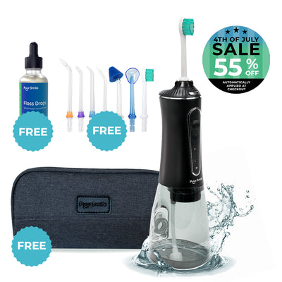 PUURSMILE WATER FLOSSER - 55% OFF 4TH OF JULY SALE + 3 FREE GIFTS (WORTH $120)