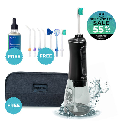 PUURSMILE WATER FLOSSER - 55% OFF SMILEIVERSARY SALE + 3 FREE GIFTS (WORTH $120)