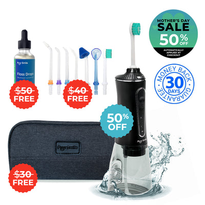 PUURSMILE WATER FLOSSER - 50% OFF MOTHER'S DAY SALE + 3 FREE GIFTS (WORTH $120)