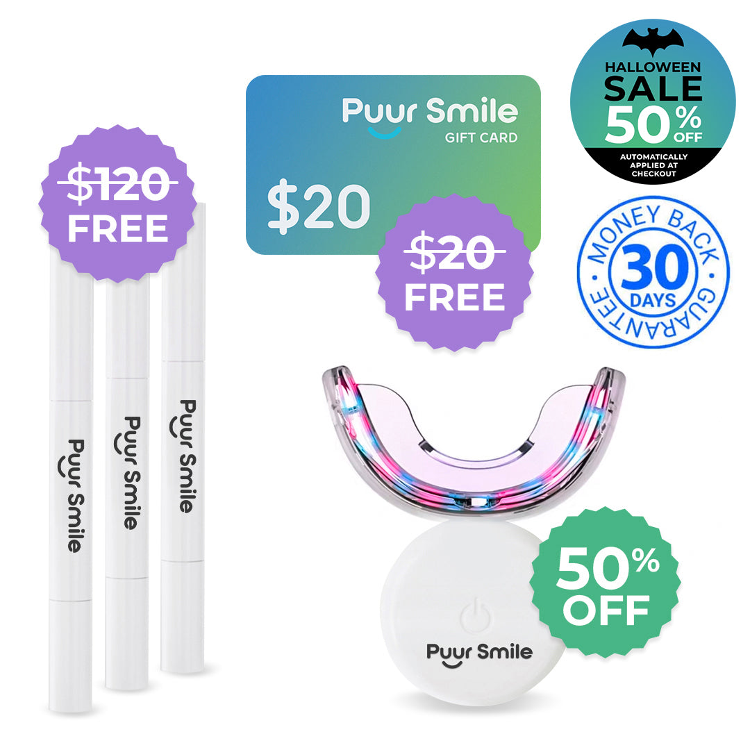 PUURSMILE TEETH WHITENING KIT - 50% OFF HALLOWEEN SALE