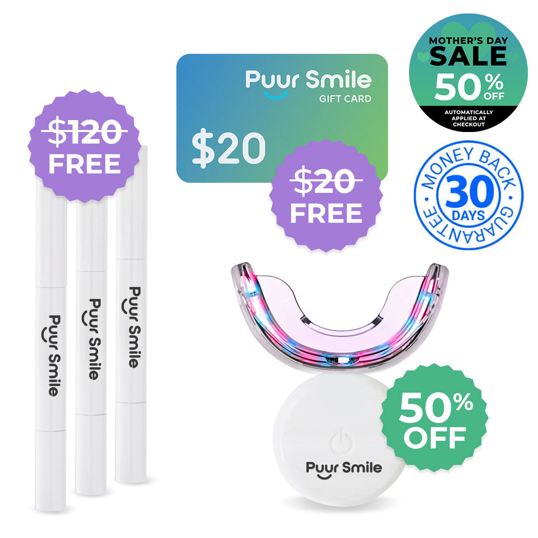PUURSMILE TEETH WHITENING KIT - 50% OFF MOTHER'S DAY SALE