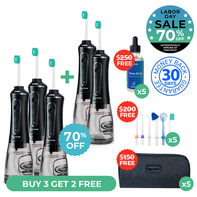 PUURSMILE WATER FLOSSER - 50% OFF LABOR DAY SALE + 3 FREE GIFTS (WORTH $120)