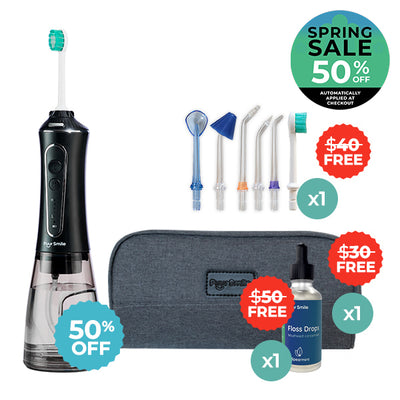 PUURSMILE WATER FLOSSER - 50% OFF SPRING SALE + 3 FREE GIFTS (WORTH $120)