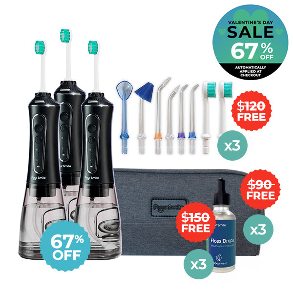 PUURSMILE WATER FLOSSER - 50% OFF VALENTINE'S DAY SALE + 3 FREE GIFTS (WORTH $120)