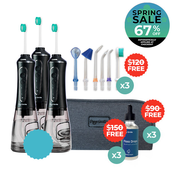 PUURSMILE WATER FLOSSER - 50% OFF SPRING SALE + 3 FREE GIFTS (WORTH $120)