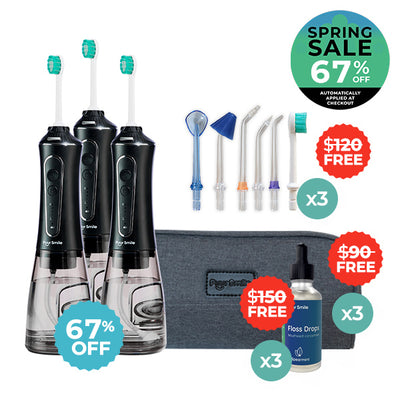 PUURSMILE WATER FLOSSER - 50% OFF SPRING SALE + 3 FREE GIFTS (WORTH $120)