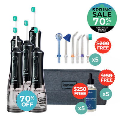 PUURSMILE WATER FLOSSER - 50% OFF SPRING SALE + 3 FREE GIFTS (WORTH $120)