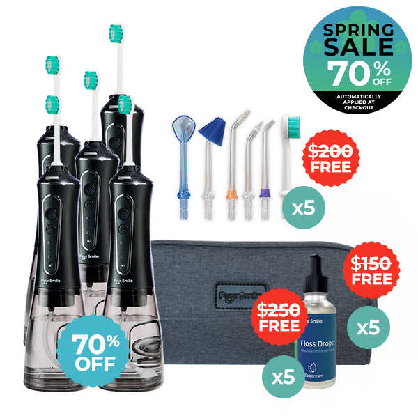 PUURSMILE WATER FLOSSER - 50% OFF SPRING SALE + 3 FREE GIFTS (WORTH $120)