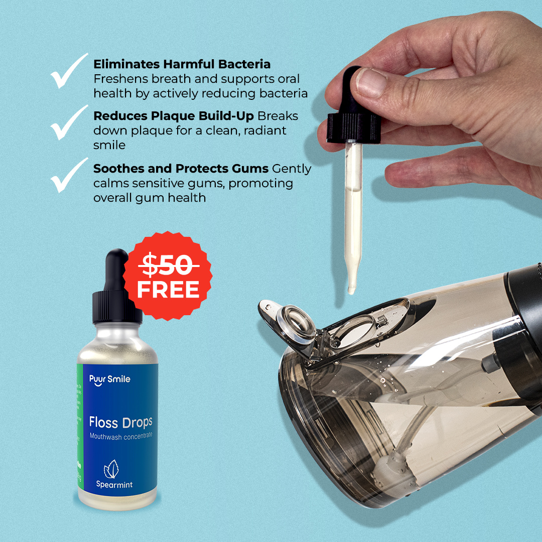 PUURSMILE WATER FLOSSER - 50% OFF SPRING SALE + 4 FREE GIFTS (WORTH $140)