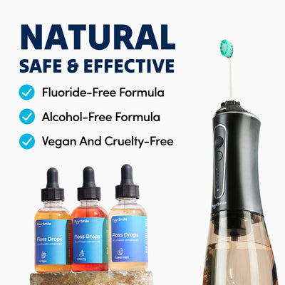 PuurSmile Floss Drops – Spearmint Concentrate