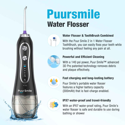 Testing PuurSmile™ Water Flosser