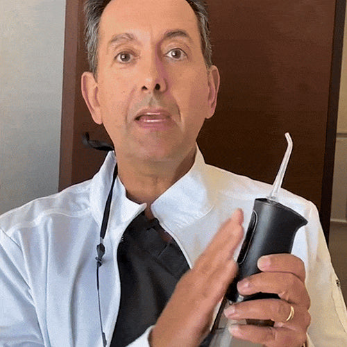 PuurSmile water flosser demonstration
