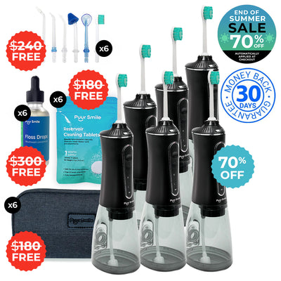 PUURSMILE WATER FLOSSER - 55% OFF END OF SUMMER SALE + 4 FREE GIFTS (WORTH $150)