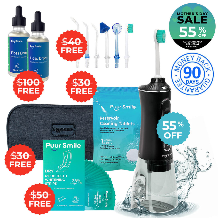 PUURSMILE WATER FLOSSER - 55% OFF MOTHER&