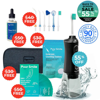 PUURSMILE WATER FLOSSER - 55% OFF BACK TO SCHOOL SALE + 5 FREE GIFTS (WORTH $150)