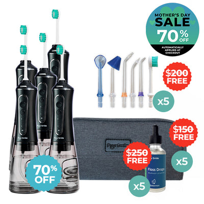 PUURSMILE WATER FLOSSER - 50% OFF MOTHER'S DAY SALE + 3 FREE GIFTS (WORTH $120)